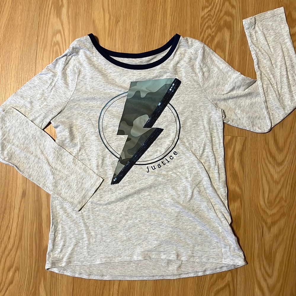 Justice Long Sleeve Top, size 14